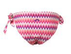 Parte de baixo de biquíni CRIVIT com padrão zigzag rosa e roxo