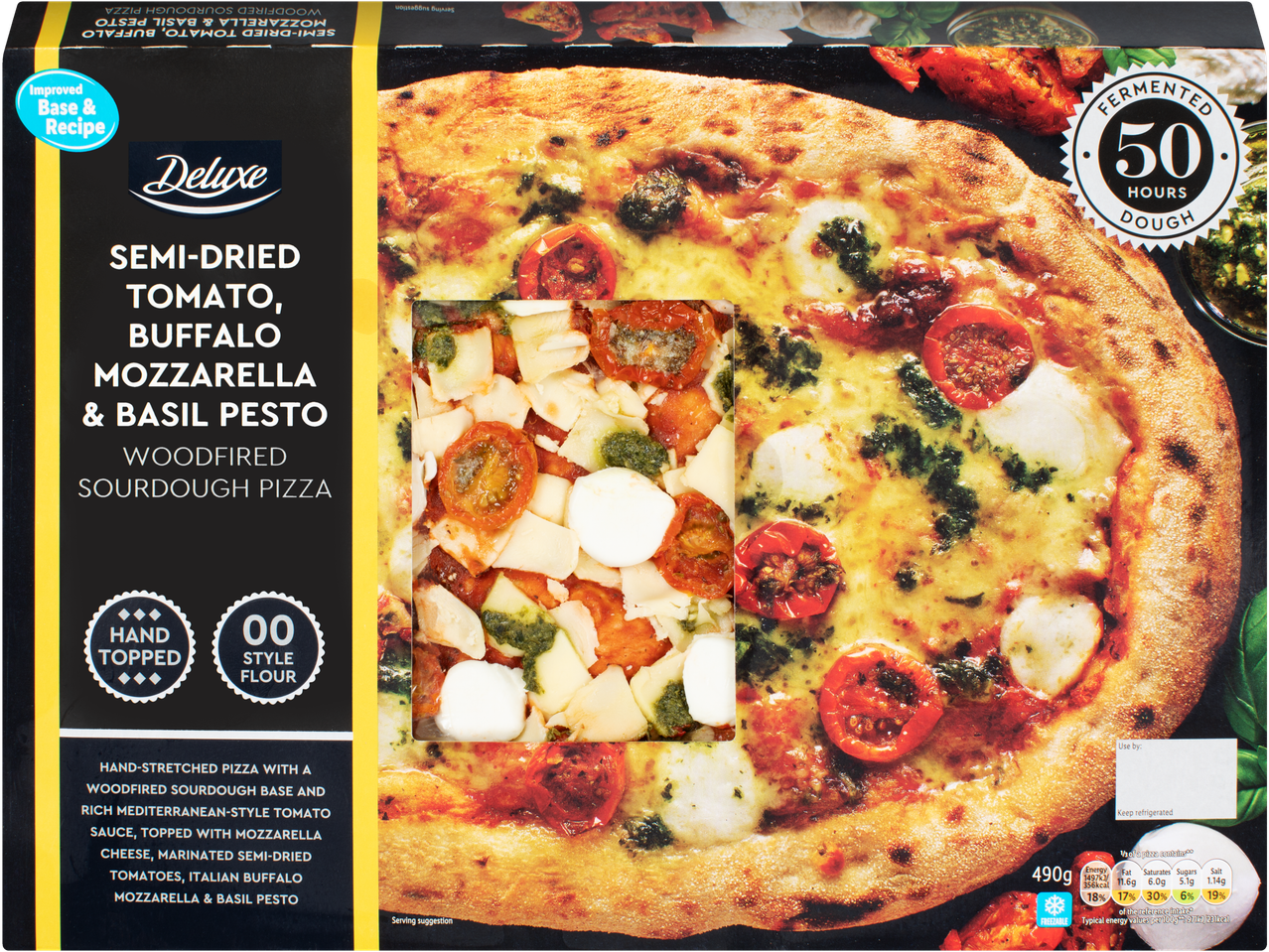 Go to full screen view: Deluxe Semi-Dried Tomato and Buffalo Mozzarella - Image 1