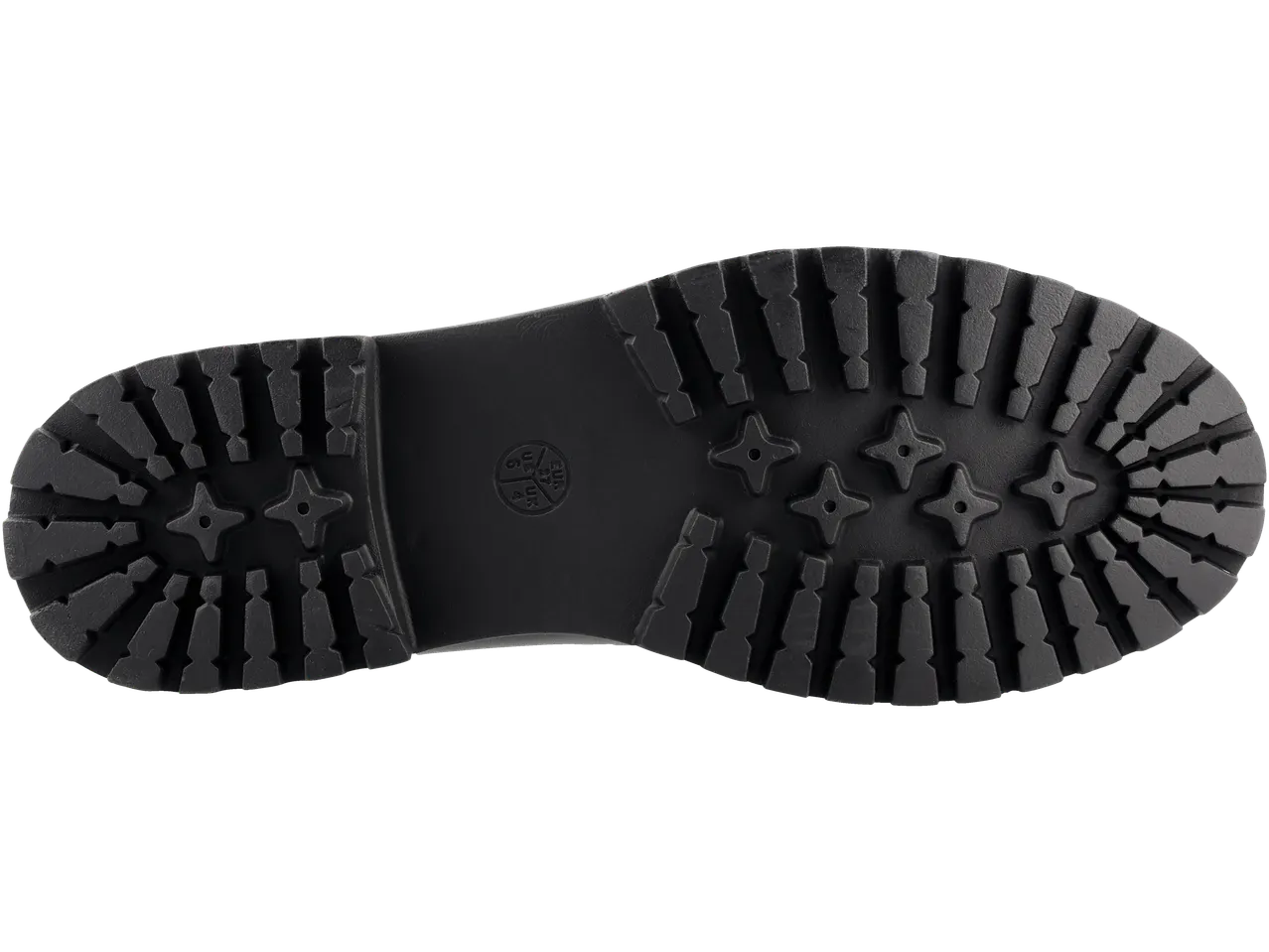 Esmara® női prémium bőr bokacsizma talpa látható mérettel: EUR 37, US 6, UK 4.