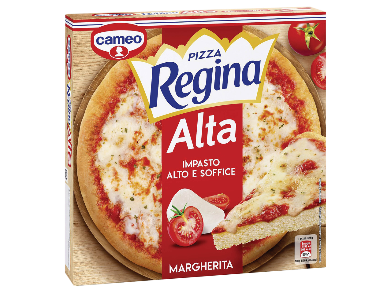 Pizza margherita alta e soffice