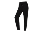 Zwarte CRIVIT joggingbroek met trekkoord in de taille en discreet logo.
