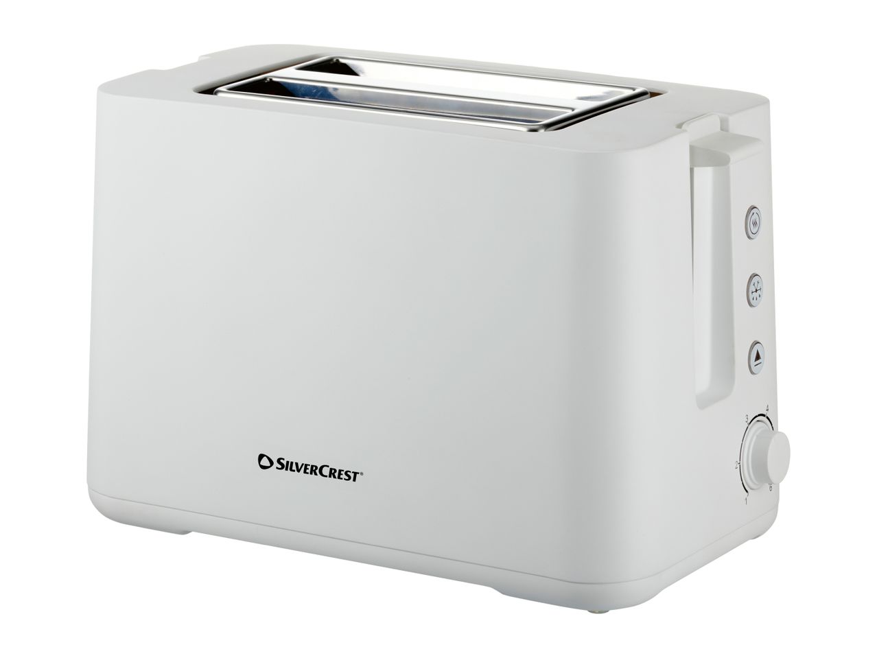 A white Princess two-slice toaster.