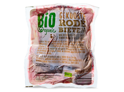 Bio gekookte rode bieten