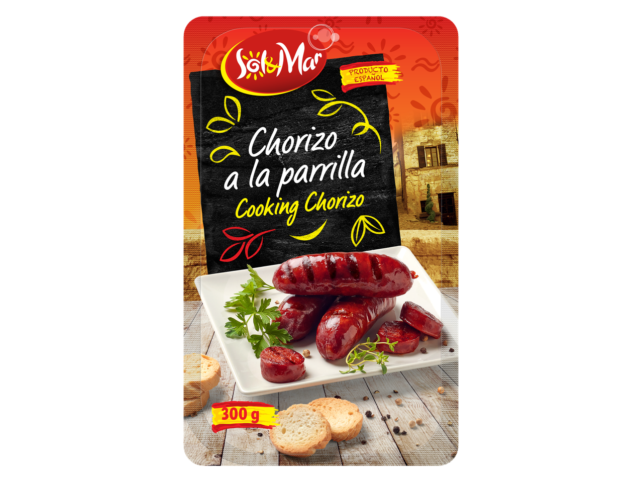 Sol&Mar chorizo a la parilla verpakking.