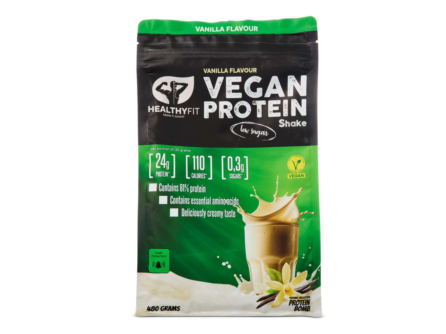 Vegan proteïne poeder vanille