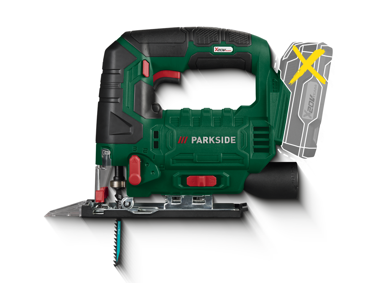 Ηλεκτρικό παζλ Parkside X20V Team.