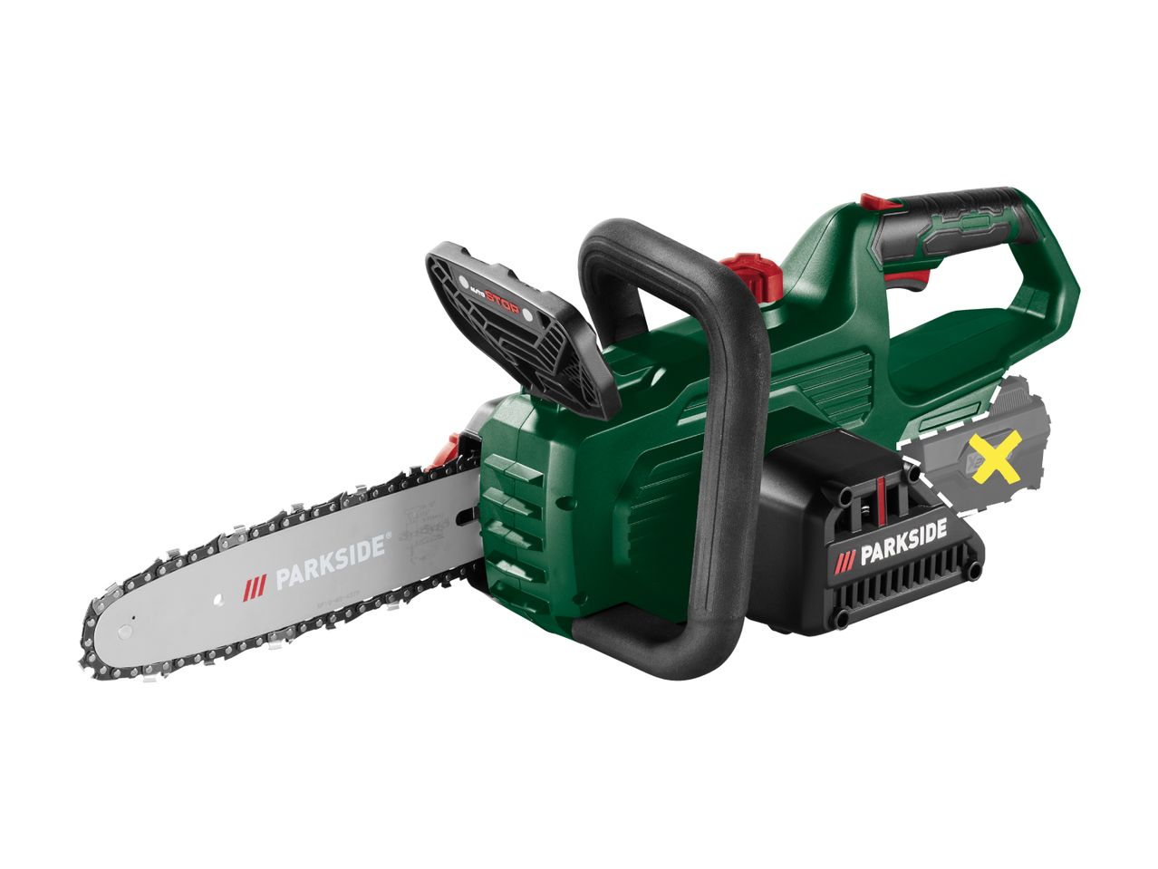 Batteridreven kædesav 20 V