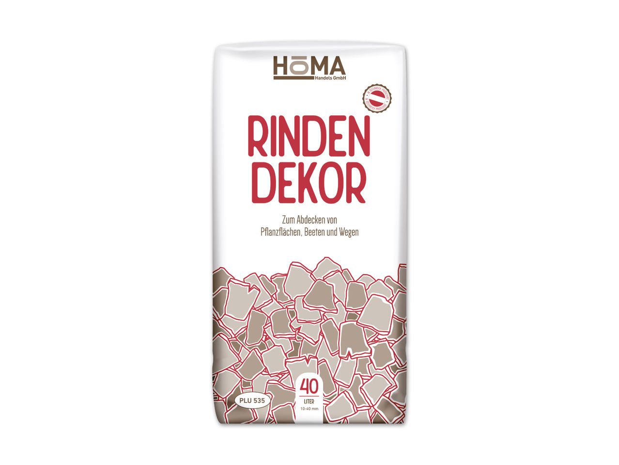HOMA Rinden Dekor Rindenmulch, 40 Liter.