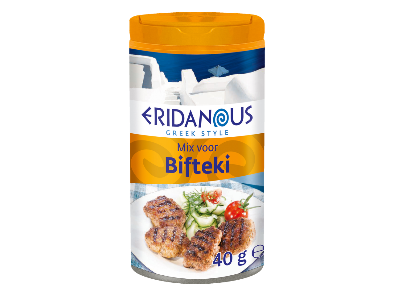 Eridanous Griekse stijl biftekikruiden, 40g.