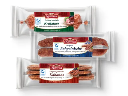 Balcerzak Original polnische Rohwurstspezialitäten