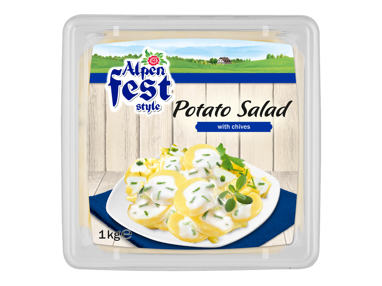 Alpen Fest stiilis kartulisalat sibulatega, 1kg