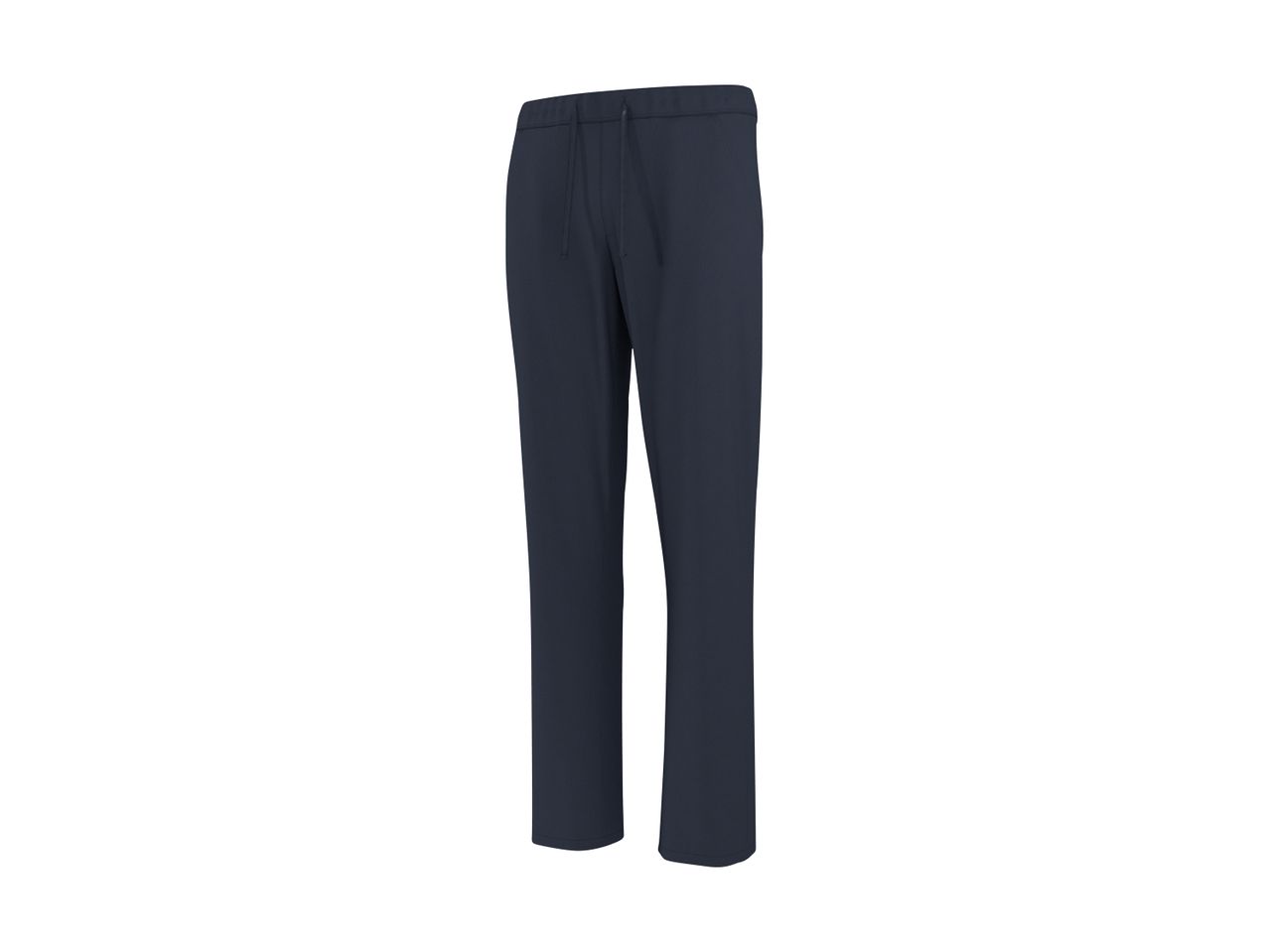 Dark blue men's sweatpants with a drawstring waist