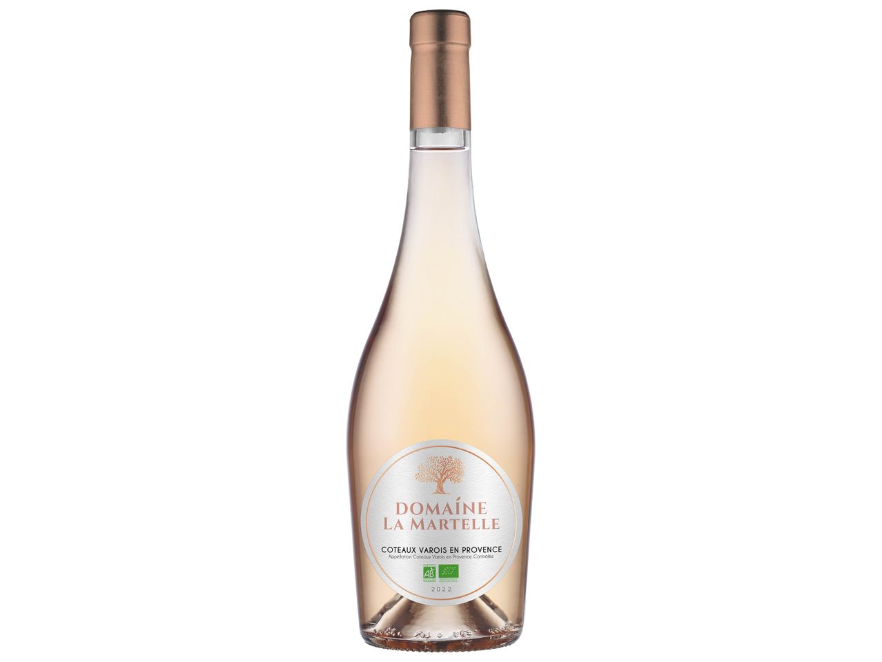 Vin rosé Domaine La Marteille, Côteau Varlois en Provence.