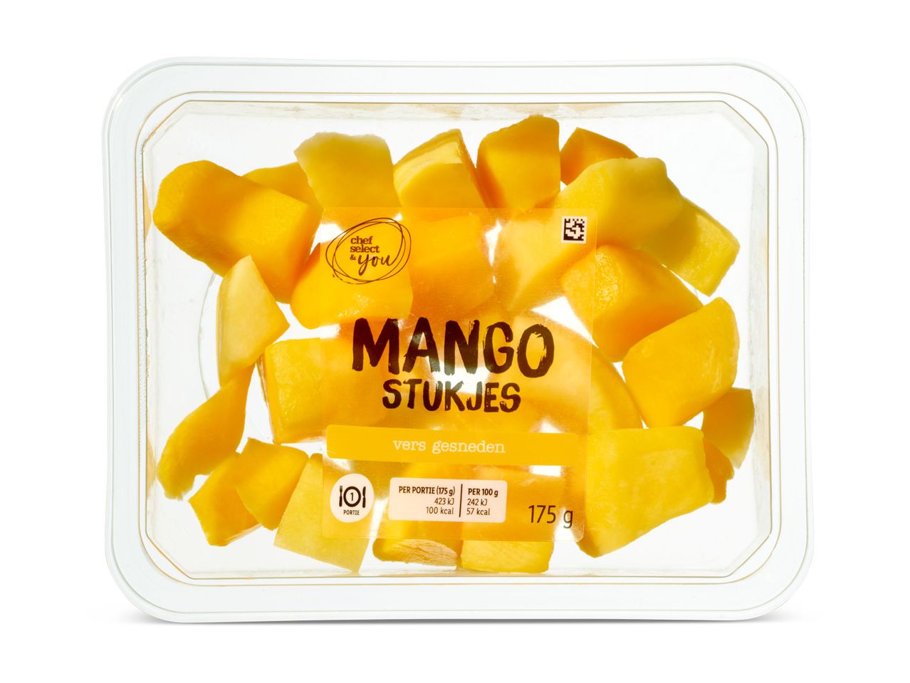 Ga naar volledige schermweergave: Verse mango stukjes - afbeelding 1
