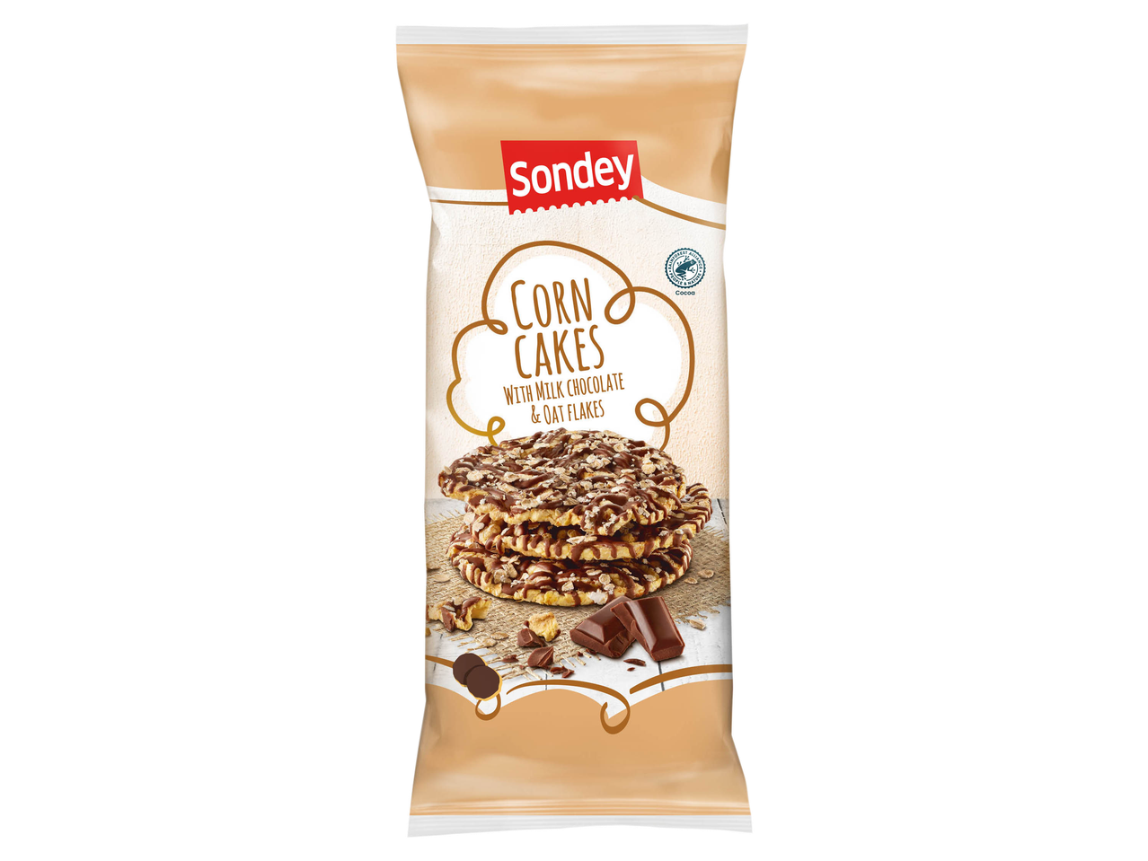 Milk Chocolate-Covered Corn Cakes