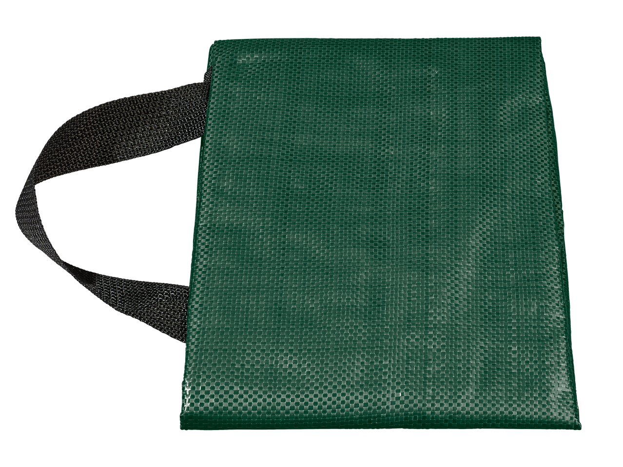 Πράσινη τσάντα Parkside με μαύρη λαβή