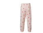 LUPILU roze babybroek met hartjespatroon.