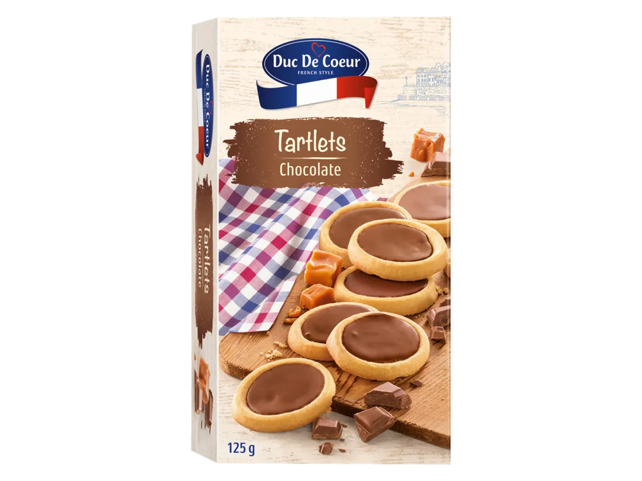 Duc De Coeur chocolade tartlets.