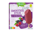 Vemondo Smoothie Stick met appel, druiven, wortels en bosvruchten, veganistisch gecertificeerd.