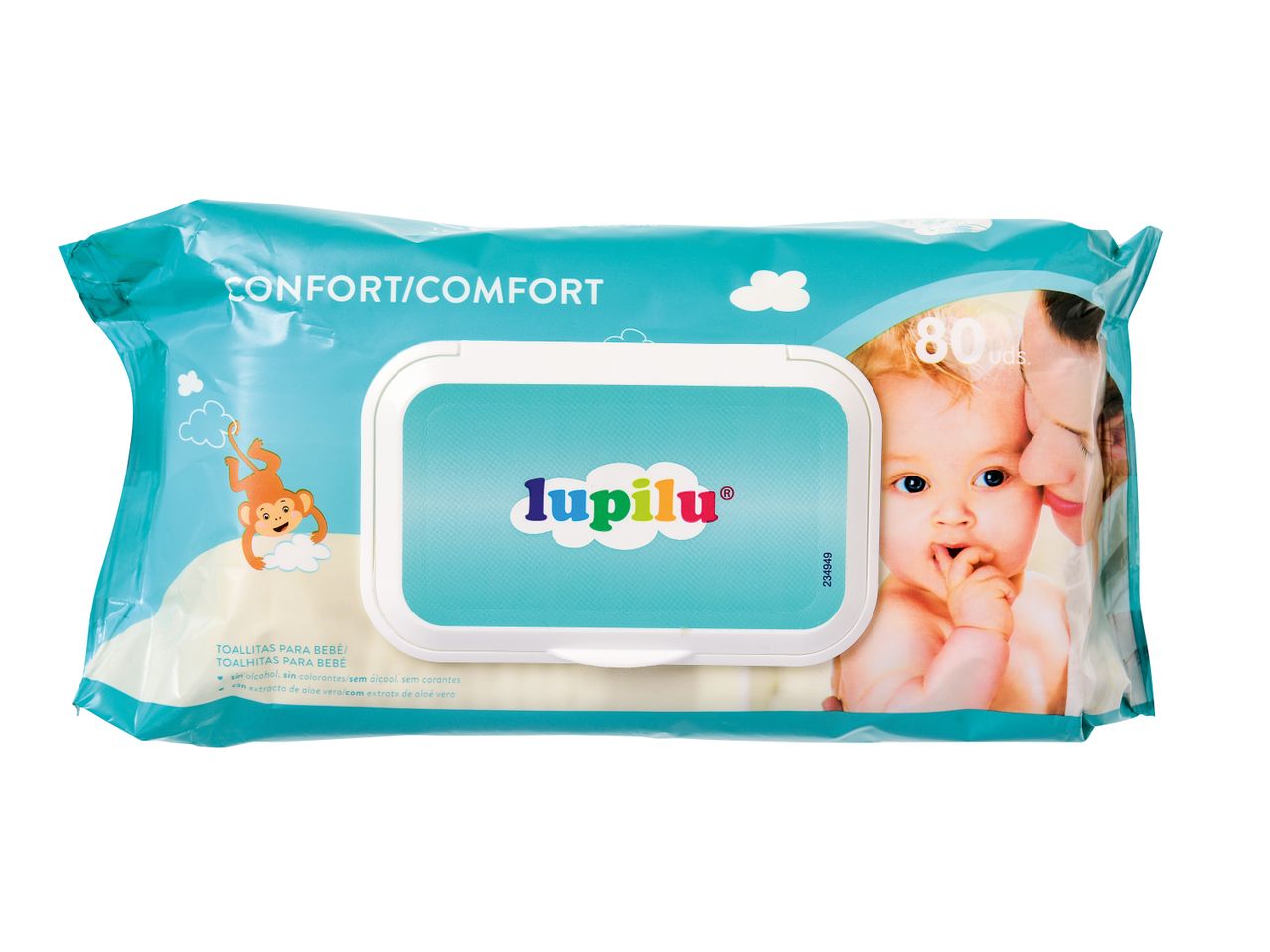 Ver empliada: Lupilu® Toalhitas para Bebé com Tampa - Imagem 1