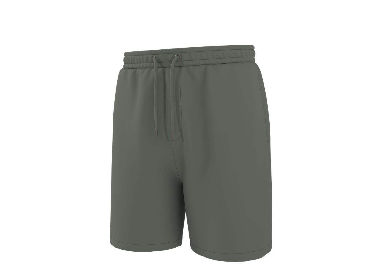 ESMARA MEN Calções Sweat: Calções de moletom cinzento escuro com cordão na cintura.