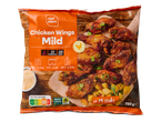 Een verpakking milde kippenvleugels van 750 gram.