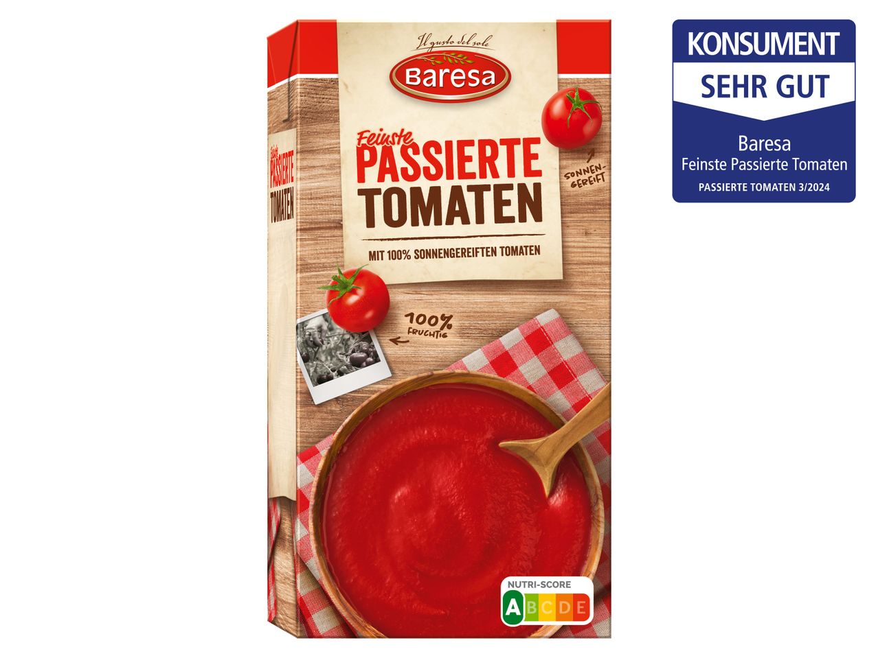 Gehe zu Vollbildansicht: BARESA Feinste Passierte Tomaten - Bild 1