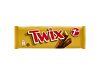 Twix chocoladereep multipack met twee chocoladevingers, 7x2 verpakking.