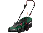 PARKSIDE® 1500W Electric Lawnmower in green and black with red accents