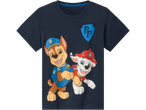Tamnoplava majica sa likovima Paw Patrola Čejsom i Maršalom, i plavom PP značkom.