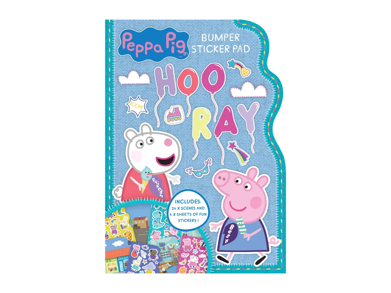 Peppa Pig sticker activity book.