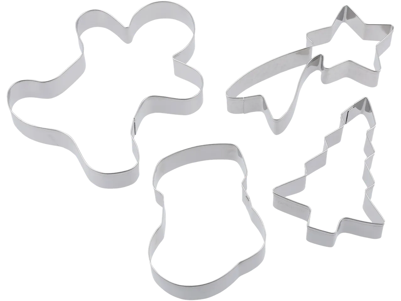 Silvercrest® jõuluküpsisevormid: lumememm, komeet, puu ja müts