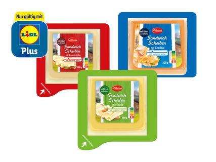 Milbona Sandwich Scheiben