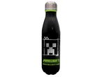 Черна бутилка за вода Minecraft с дизайн на Creeper.