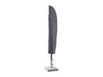 Grey garden parasol cover.
