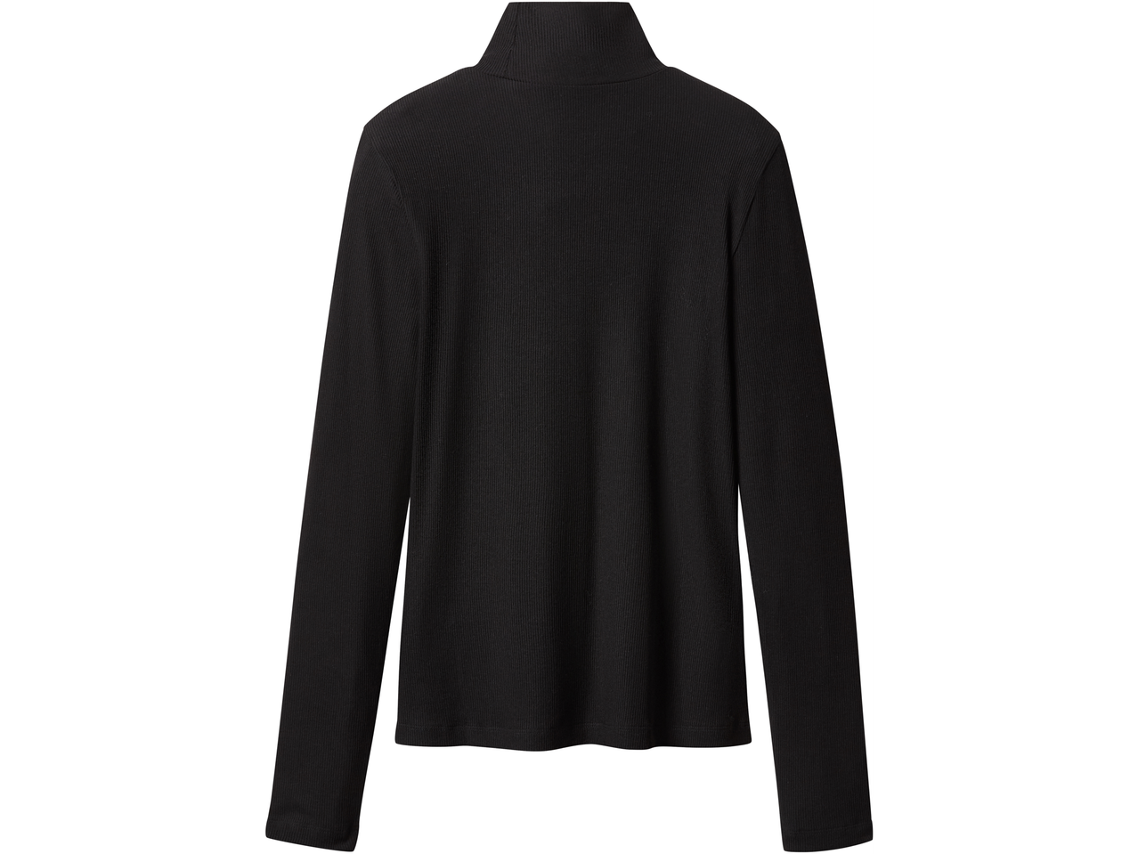 Esmara® sieviešu melnu rullīšu apkakles kreklu komplekts, 2 gab.