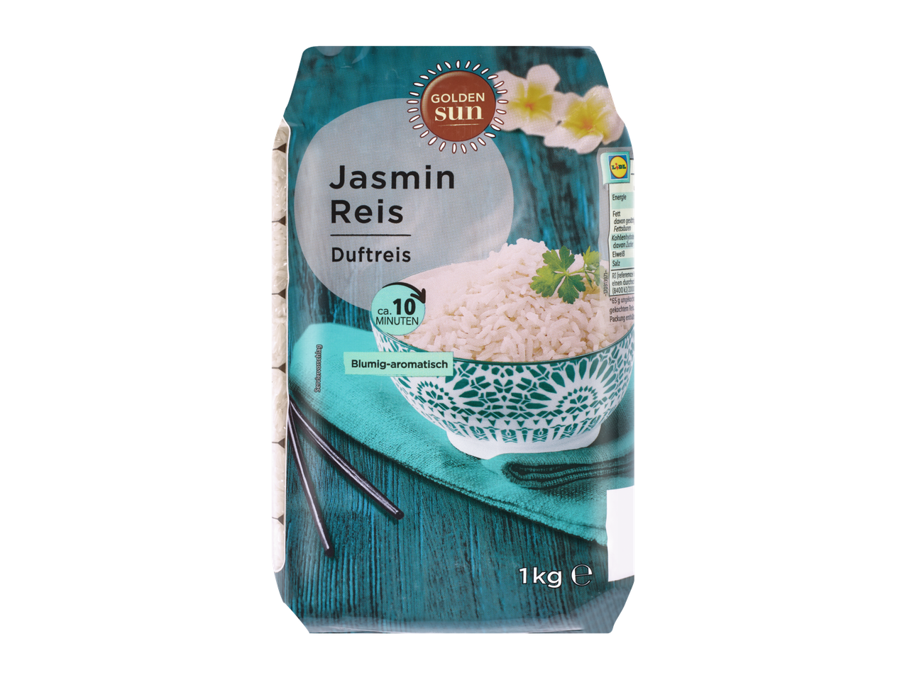 Golden Sun Jasminreis, 1 kg.