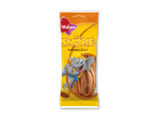 Pakke med karamel- og kolasnøre med en tegneserieelefant.