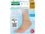 Sensiplast ankle support bandage in size S/M for 21-23 cm ankle circumference.