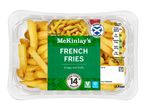 McKinlay's crispy and fluffy French fries, made with UK potatoes.