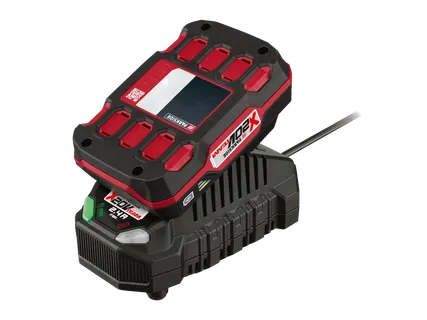 20 V, 2 Ah baterija PAP 20 su 20 V, 2,4 A krovikliu PLG 20