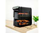 Tower air fryer: chicken, sweet potatoes, and vegetables.