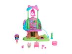 Gabby's Dollhouse playset with a treehouse, doll, and various accessories.