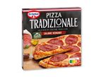 Pizza Tradizionale Salame Romano med Nutri-Score D, inspireret af italiensk tradition og stenovnsbagt.