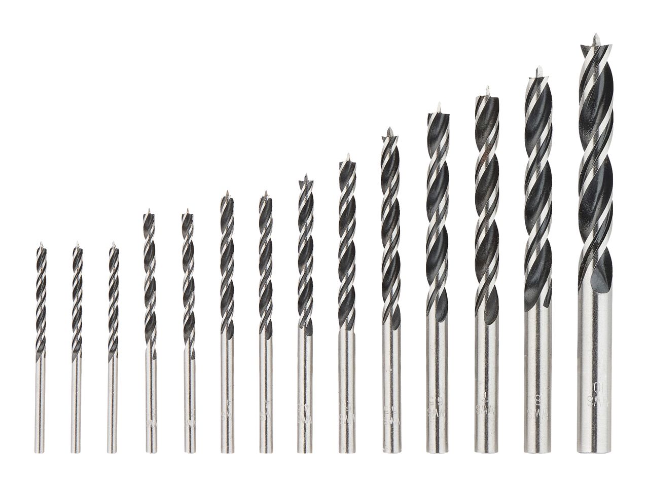 Wood Drill Bit Set - 15 Pieces