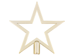 Estrela dourada oca para o topo da árvore de Natal LIVARNO home