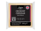 Fromage cheddar extra mature de 200g, emballé, avec une force de 5.