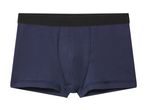Dark blue men's boxer briefs with a black elastic waistband.