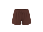 Pantaloni scurți maro cu șnur