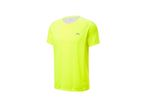 Maglietta sportiva gialla fluo da uomo con logo Crivit